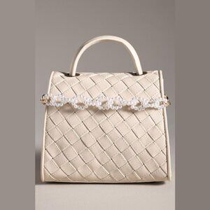 NEW Chain Link Bag Charm - Pearl by Anthropologie